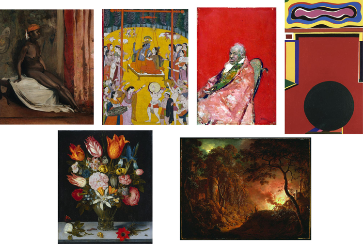 Examples of artworks used in the experiment