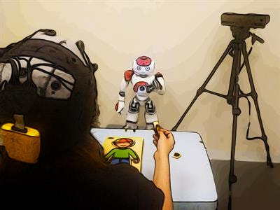 Cover image for research topic "Enriching Social Awareness in Artificial Agents: Advances in Physiological and Behavioural Signal Processing"