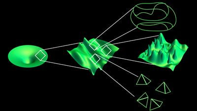 Cover image for research topic "Coarse Graining in Quantum Gravity: Bridging the Gap between Microscopic Models and Spacetime-Physics"