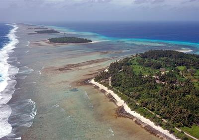 Cover image for research topic "Flooding on Coral Reef-lined Coasts: Current State of Knowledge and Future Challenges"