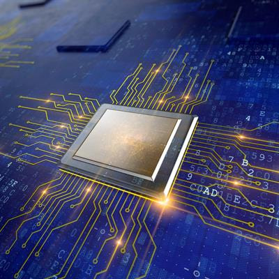 Cover image for research topic "Heterogeneous Computing for AI and Big Data in High Energy Physics"