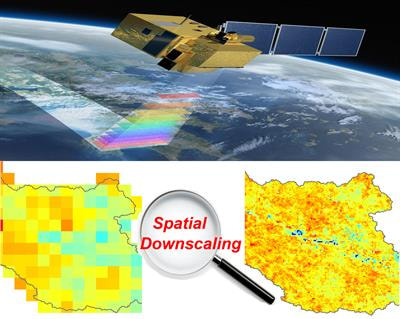 Cover image for research topic "Spatial Downscaling of Remotely Sensed Hydrological Cycle Components: Algorithms Development, Evaluation and Application"