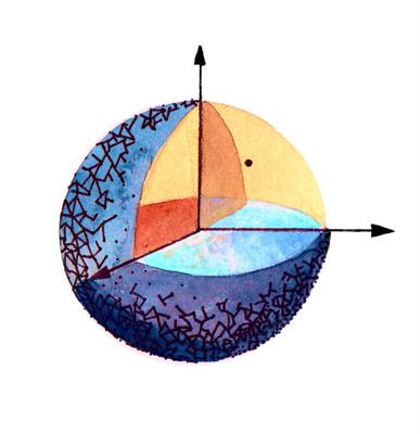Cover image for research topic "Qubits and Spacetime"