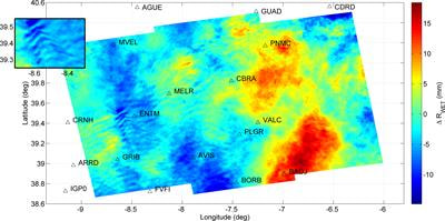 Cover image for research topic "GNSS and InSAR Meteorology"