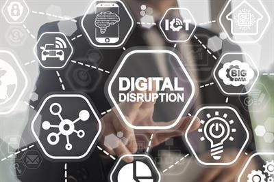 Cover image for research topic "Entrepreneurship and Digital Transformation: Managing Disruptive Innovation in a Changing Environment"