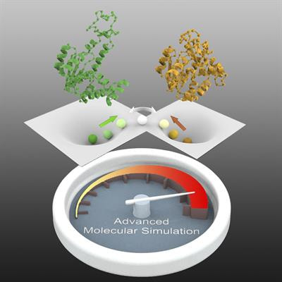 Cover image for research topic "Advanced Sampling and Modeling in Molecular Simulations for Slow and Large-Scale Biomolecular Dynamics"