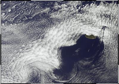 Cover image for research topic "Island Dynamical Systems: Atmosphere, Ocean and Biogeochemical Processes"