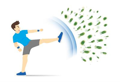 Cover image for research topic "Nutrition and Exercise Immunology"