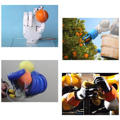 Cover image for research topic "On the Planning, Control, and Perception of Soft Robotic End-Effectors"
