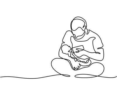 Cover image for research topic "Perinatal Mental Health and Well-being in Fathers"