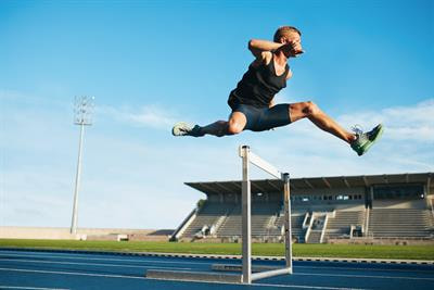 Cover image for research topic "The Biomechanics of Competitive Gait: Sprinting, Hurdling, Distance Running and Race Walking"