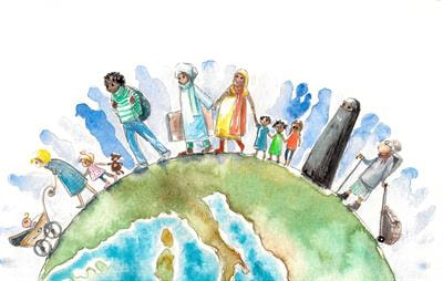 Cover image for research topic "The Noneconomic and Economic Wellbeing of Immigrants"