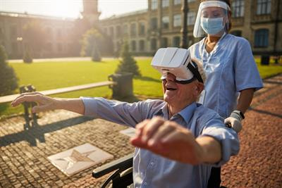 Cover image for research topic "Digital Health for Palliative Care"