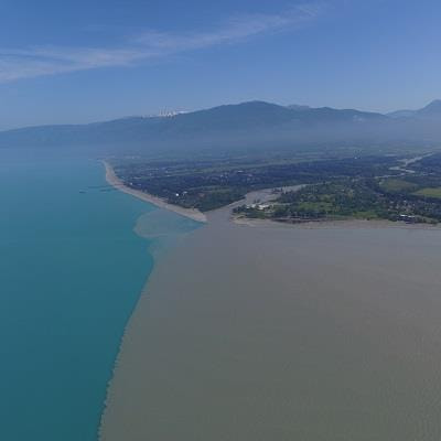 Cover image for research topic "River Plumes and Estuaries"