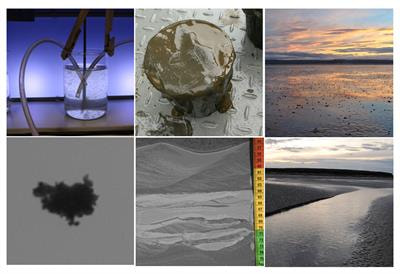 Cover image for research topic "Cohesive Sedimentary Systems: Dynamics and Deposits"