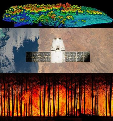 Cover image for research topic "Recent Advances in Remote Sensing of Forest Fires"