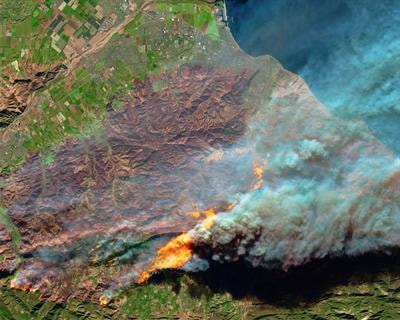 Cover image for research topic "Observations and Modelling of Recent Extreme Wild Fire Events and their Impact on the Environment and Climate"