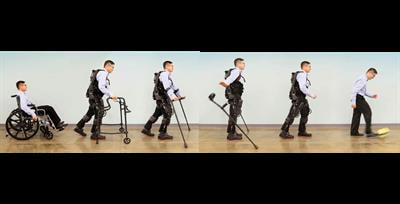 Cover image for research topic "How Can Wearable Robotic and Sensor Technology Advance Neurorehabilitation?"