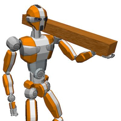 Cover image for research topic "Humanoid Robots for Real-World Applications"