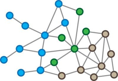 Cover image for research topic "The Role of Dispersal and Transmission in Structuring Microbial Communities"