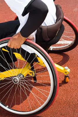 Cover image for research topic "Adapted Sports: Wheeled-mobility, Exercise and Health"