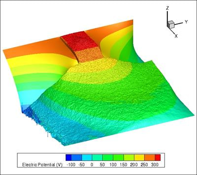 Cover image for research topic "Numerical Simulations of Plasma Thrusters and/or Related Technologies"