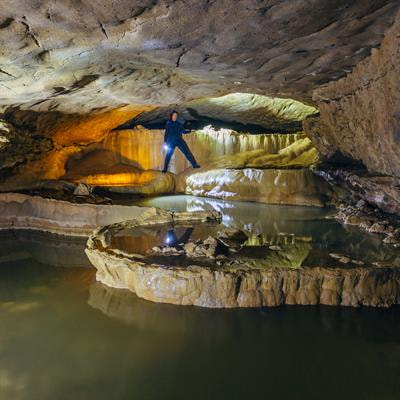 Cover image for research topic "Microbial Roles in Caves"