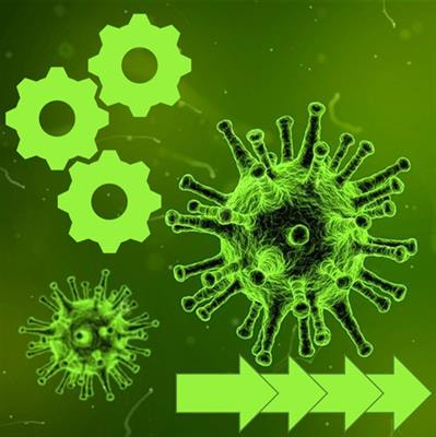 Cover image for research topic "Advances in Bioprocessing of Viral Vectors and Virus-Like Particles"