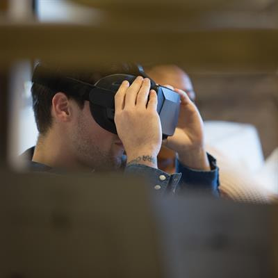 Cover image for research topic "Cybersickness in VR applications"