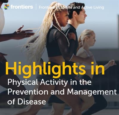 Cover image for research topic "Highlights in Physical Activity in the Prevention and Management of Disease: 2021/22"