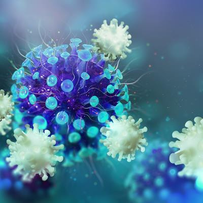 Cover image for research topic "The Interaction between Host and Viruses causing Respiratory or Gastrointestinal Tract Infections in Humans"