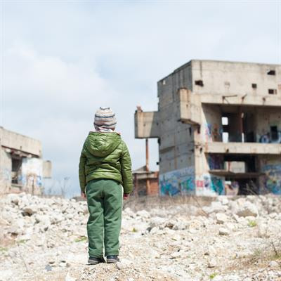 Cover image for research topic "Mental Health in Children and Adolescents with a Refugee Background"