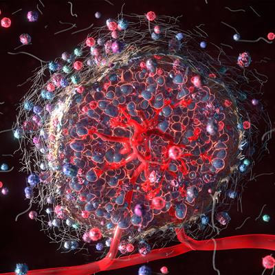 Cover image for research topic "Immune Checkpoint Inhibitor and Metabolites in the Tumor Microenvironment"