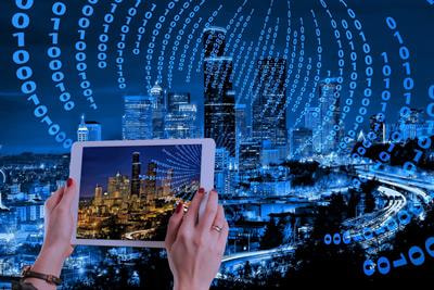 Cover image for research topic "Advances and Applications of Geospatial Modeling and Analysis in Digital Twins"