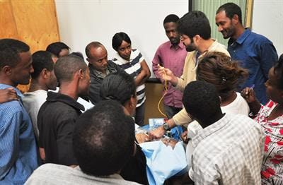 Cover image for research topic "International Partnerships for Strengthening Health Care Workforce Capacity: Models of Collaborative Education"
