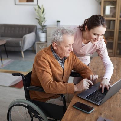 Cover image for research topic "Insights in Older People’s Digital Literacies"