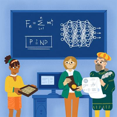 Cover image for research topic "Math That Changed the World"