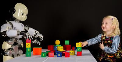 Cover image for research topic "Modeling Play in Early Infant Development"