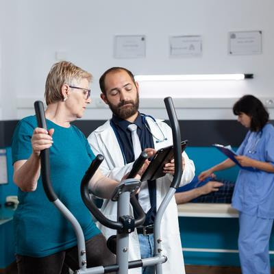 Cover image for research topic "Diagnosing and Treating Frailty and Sarcopenia in Middle-aged and Older Adults"