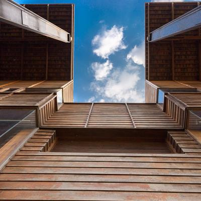 Cover image for research topic "Wood in Built Environment – Benefits, Challenges and Future"