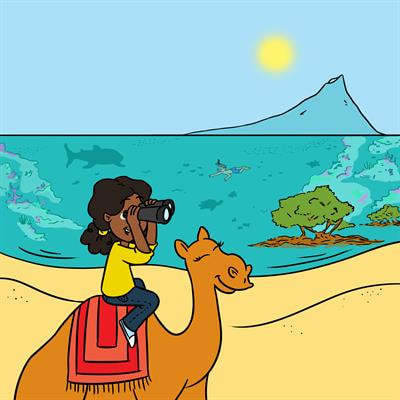 Cover image for research topic "An Alien place on Earth: The Red Sea as a model for Future Oceans"