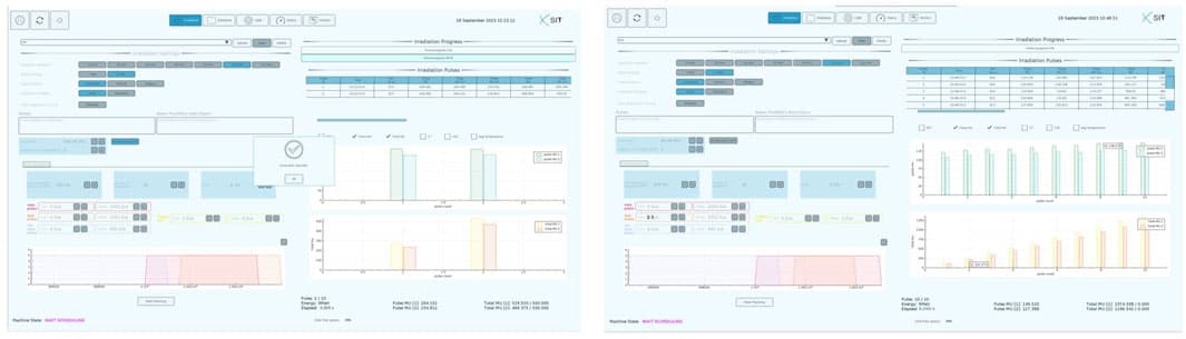 System interface of the EF LINAC.