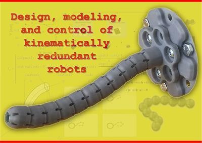 Cover image for research topic "Design, Modeling and Control of Kinematically Redundant Robots"