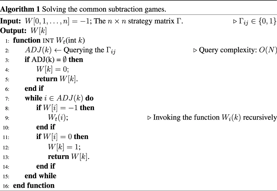 Frontiers | A linear algorithm for the restricted subtraction games