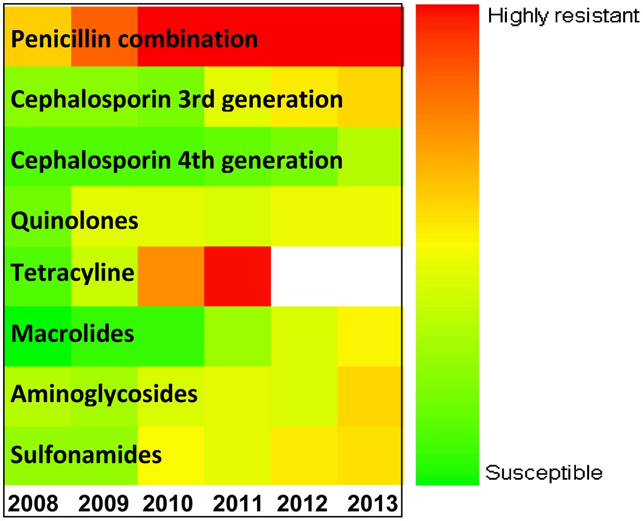 Antimicrobial Spectrum Of Activity Chart