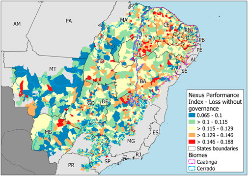 Frontiers  Sustainability assessment of Cerrado and Caatinga