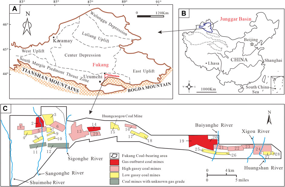 junggar basin map