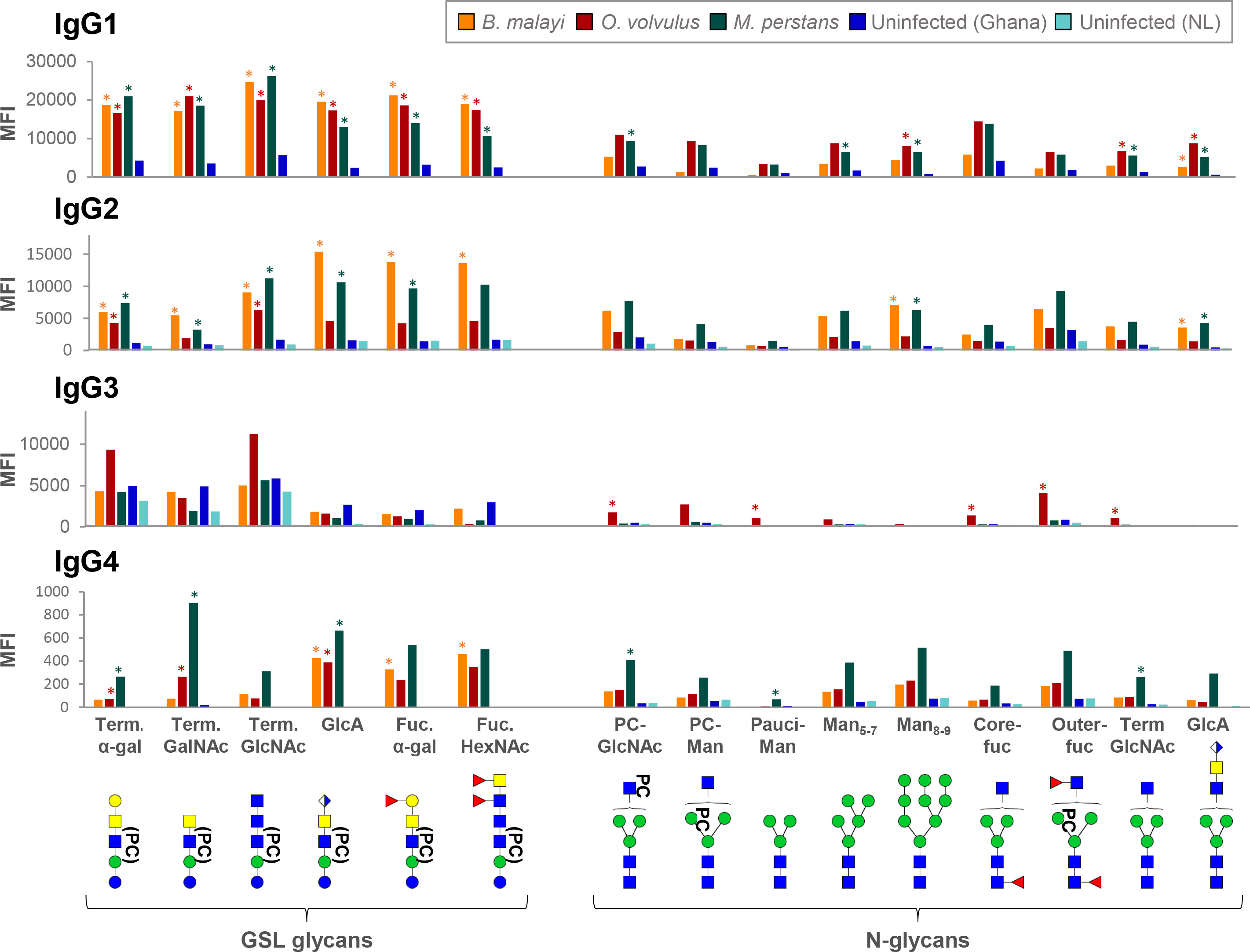 Frontiers  Unraveling cross-reactivity of anti-glycan IgG