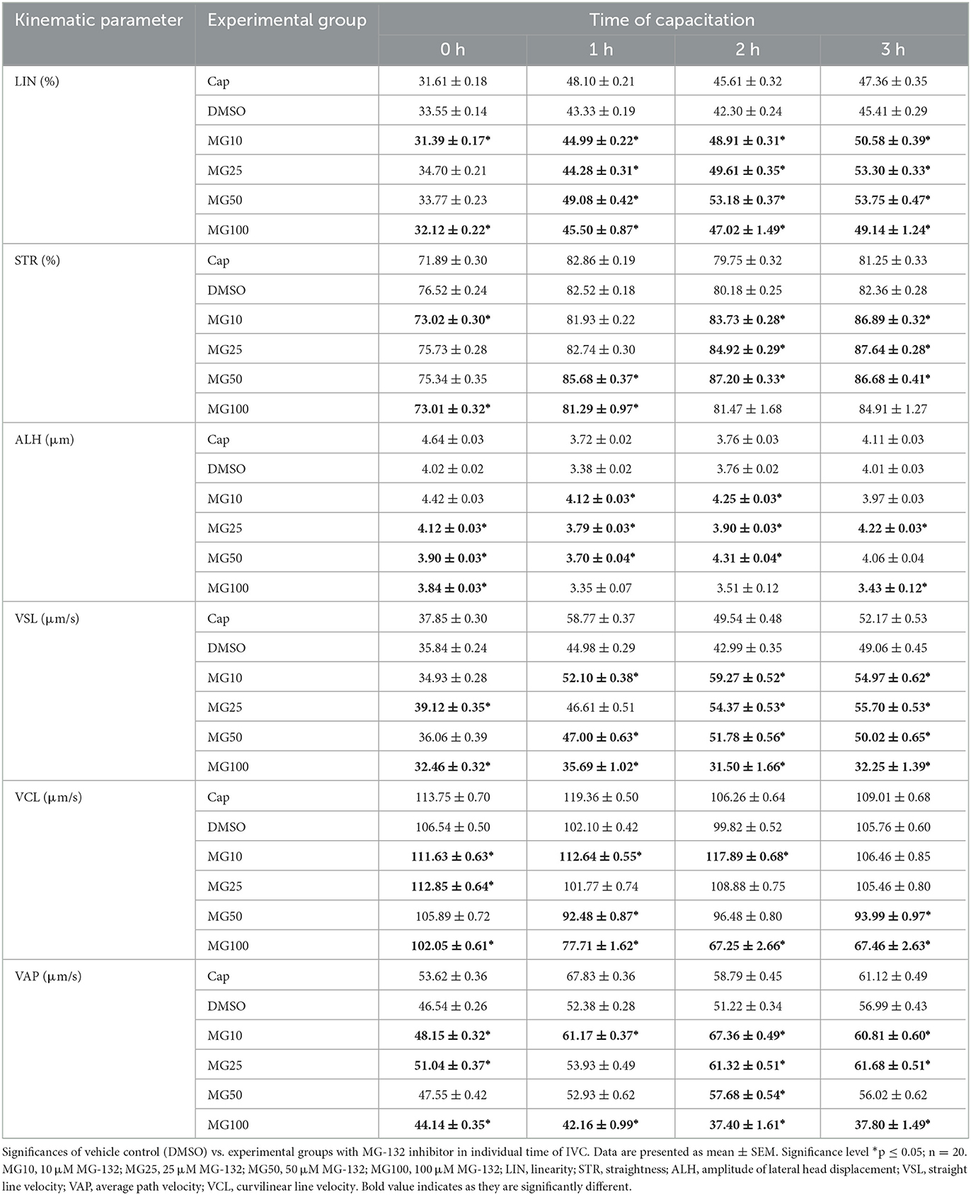 Frontiers | Modulatory effect of MG-132 proteasomal inhibition on boar ...