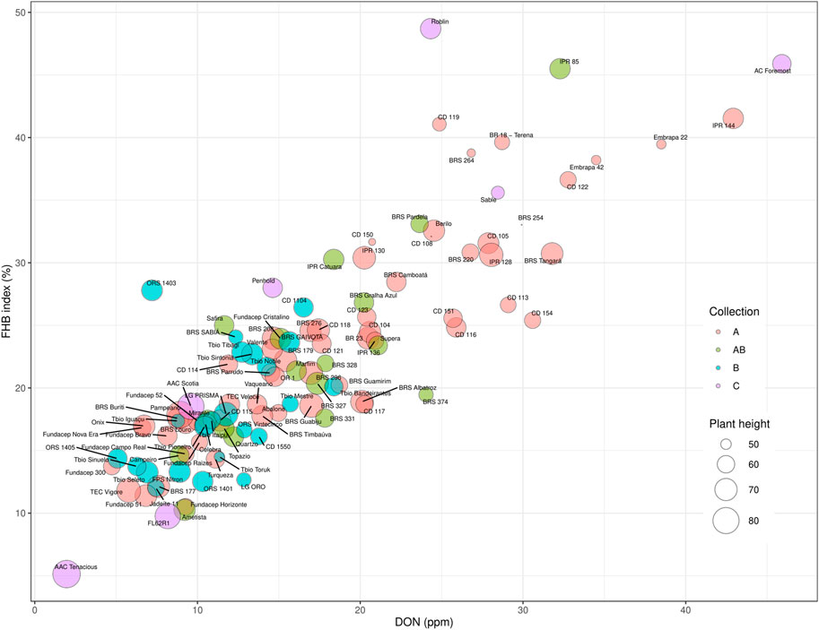 Frontiers | Characterization of Brazilian spring wheat germplasm and ...